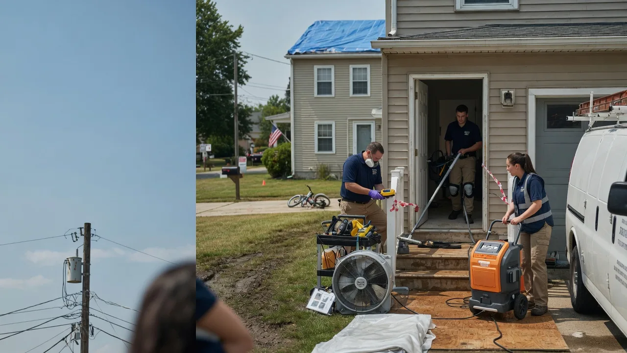 Water Damage Repair in Fishertown, PA near me
